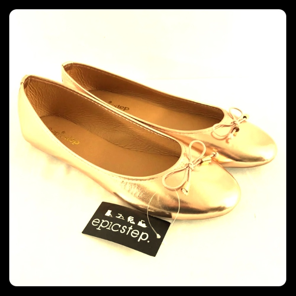 Gold ballet slip one